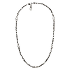 Gucci Interlocking Necklace SIlver