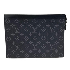 Louis Vuitton Eclipse Pochette Voyage Bag Black