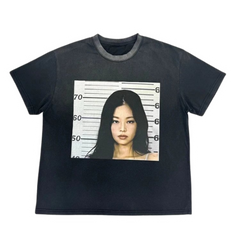 Far Archive Jennie Kim T-Shirt Black