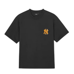 New Era New York Yankees MLB Neon Orange Icon T-Shirt Black