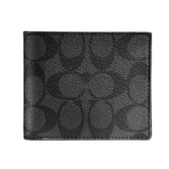 Coach ID Billfold Wallet in Signature Canvas