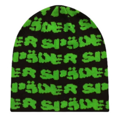 Sp5der Hat Green & Black