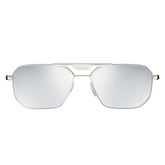 Prada Pilot Glasses Silver