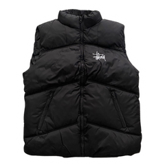 Stussy Down Vest Black