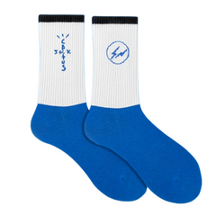 Cactus Jack Socks Blue & White