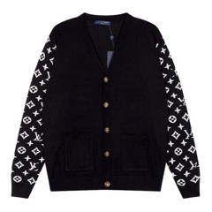 Louis Vuitton Button Up Cardigan Black