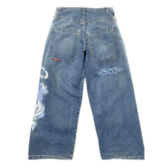 JNCO Panther Baggy Jeans Blue
