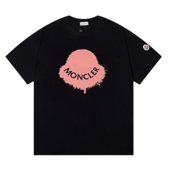 Moncler T-Shirt Black & Pink