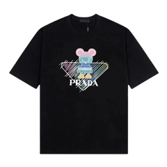 Prada Angry Bear T-Shirt Black