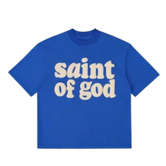 Saint Of God T-Shirt Blue
