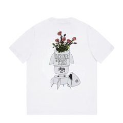 Stussy Flowerrocket T-Shirt White