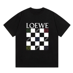 Loewe Chess Pattern T-Shirt Black