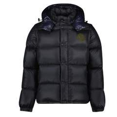 Moncler Cyclone Green Icon Puffer Jacket Black