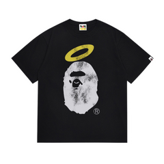 Bape x Union Pigment Dyed Ape Head Tee Black
