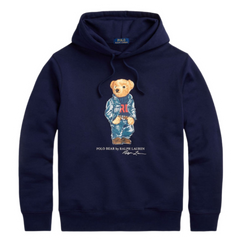Ralph Lauren Polo Bear Hoodie Blue