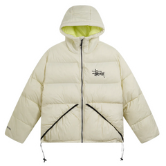 Stussy Micro Ripstop Down Jacket White