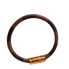 Louis Vuitton Bracelet Brown & Gold