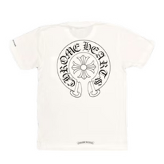 Chrome Hearts Big Horseshoe Logo T-Shirt White
