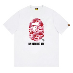 Bape Pink Flower T-Shirt White