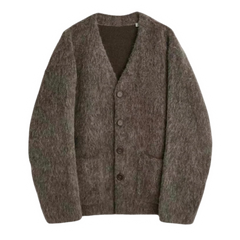 Our Legacy Cardigan Mole Brown Mohair