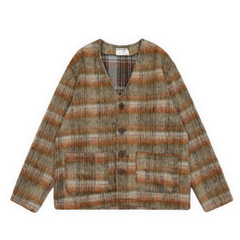 Our Legacy Squared Mohair Cardigan Brown