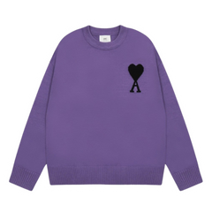 Ami Paris Sweater Purple