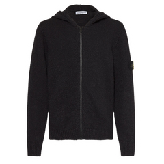 Stone Island Knit Fullzip Black