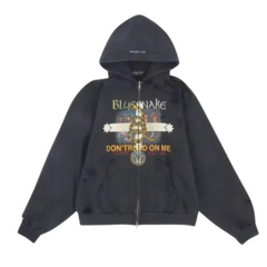 Project GR Bluesnake Zipper Washed Grey