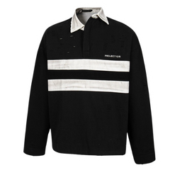 Project GR Two Srtipes Sweater Black