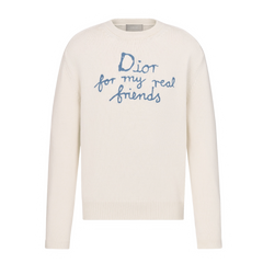 Dior For My Real Friends Sweater White & Blue