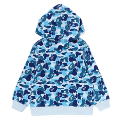Bape Camouflage Zipper Blue