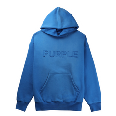 Purple Brand Hoodie Blue