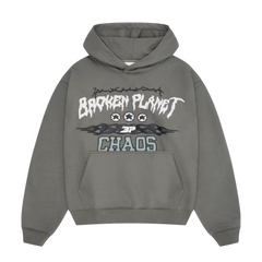 Broken Planet Chaos Hoodie Green