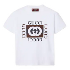 Gucci T-Shirt White & Brown
