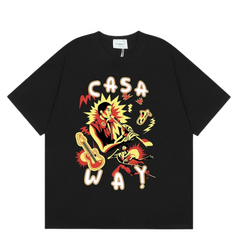 Casablanca Casa Way Musician T-Shirt Black