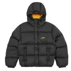 Corteiz Puffer Jacket Black