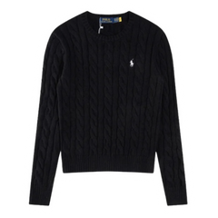 Ralph Lauren Cable Knit Sweater Black