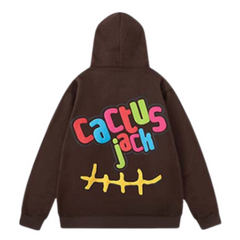 Travis Scott x McDonald's Cj Smile Hoodie Brown