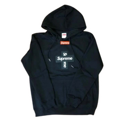 Supreme Cross Icon Hoodie Black