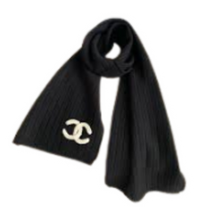 Chanel Scarf Black