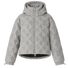 Louis Vuitton Monogramm Puffer Jacket Grey
