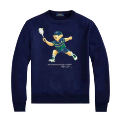 Ralph Lauren Tennis Polo Bear Sweater Blue