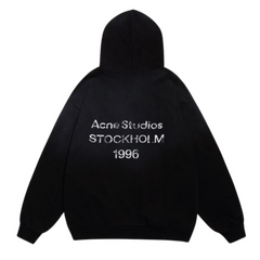 Acne Studio 1996 Stockholm Hoodie Black