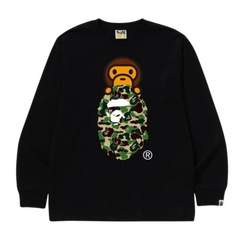 Bape Camo Ape Sweater Black