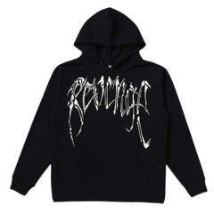 Revenge Ski Mask Hoodie Black