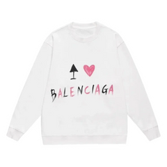 I Love Balenciaga Sweater White