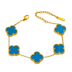 Van Cleef Bracelet Gold & Blue