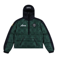 Glo Gang Halfzip Puffer Jacket Green
