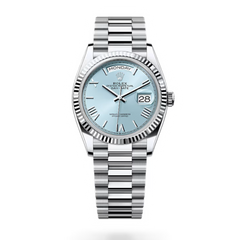 Rolex Oyster Perpetual Datejust 40DD Ice Blue Dial & Silver