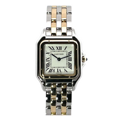 Cartier Panthere Wristwatch Silver & Gold (High Quality)